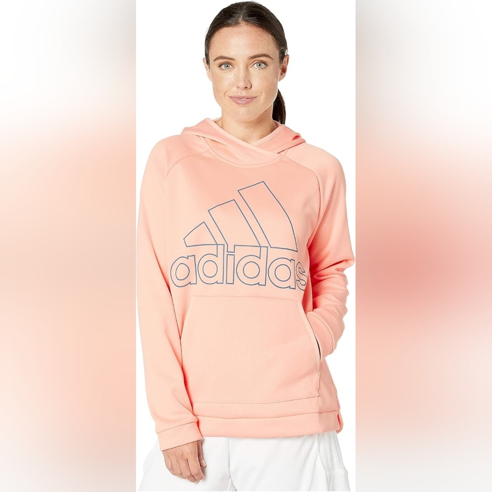 Adidas Peach Hoodie Pullover In Medium